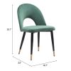 MENLO DINING CHAIR GRN