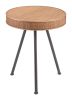 STUART SIDE TABLE BRN