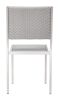 METROPOLITAN ARMLESS DINING CHAIR GRY