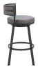 GIMSBY SWIVEL BARSTOOL GRY