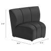 GARBI MODULAR SECTIONAL BLK