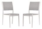 METROPOLITAN ARMLESS DINING CHAIR GRY