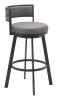 GIMSBY SWIVEL BARSTOOL GRY