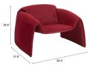 HORTEN ACCENT CHAIR RED