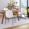 Magnus Dining Chair (Set of 2) White & Walnut