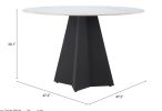 IZAR DINING TABLE WHT