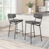 CHARON COUNTER STOOL BLK