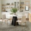 IZAR DINING TABLE WHT