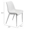 MAGNUS DINING CHAIR WHT