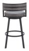 GIMSBY SWIVEL BARSTOOL GRY