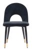 MENLO DINING CHAIR BLK