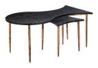 NORDEN COFFEE TABLE SET BLK