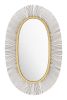 JUJU OVAL MIRROR BLK