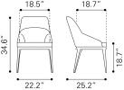 AYR DINING CHAIR GRY