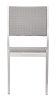 METROPOLITAN ARMLESS DINING CHAIR GRY