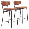 CHARON COUNTER STOOL BRN