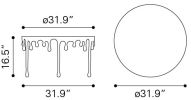 DRIP COFFEE TABLE BRS