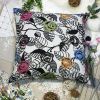 [Colorful Rose] Decorative Pillow Cushion / Floor Cushion (23.6 by 23.6 inches)