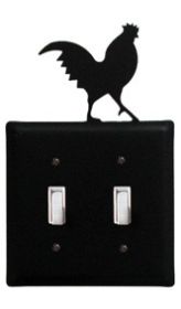 Rooster - Double Switch Cover