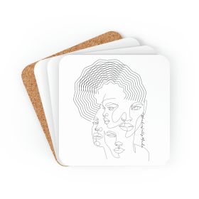 Home Decor, Coaster Set - 4 Piece Home/office, Every Woman Is Wonderfully Made, Affirmations