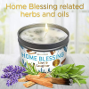 Magnificent 101 Long-Lasting Home Blessing - Love & Laughter Aromatherapy Smudge Candle | 6 Oz - 35-Hour Burn | Soy Wax, Sage, Bergamot & Sandalwood |