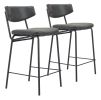 CHARON COUNTER STOOL BLK