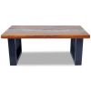 Coffee Table Teak Resin 39.4"x19.7"