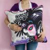 [Magician] Cotton Decorative Pillow Cushion / Floor Cushion (19.7 by 19.7 inches)