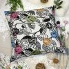 [Colorful Rose] Decorative Pillow Cushion / Floor Cushion (23.6 by 23.6 inches)