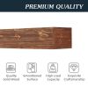 60" Rustic Wood Fireplace Mantel, Wall-Mounted & Floating Shelf for Home Decor