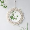 gif1pc, Boho Macrame Round Mirror - Woven Wall Hanging for Apartment, Home, Bedroom, Living Room Decor