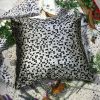 [Black Silver Mosaic] Decorative Pillow Cushion / Floor Cushion (23.6 by 23.6 inches)