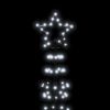 Christmas Tree Light with Spikes 570 LEDs Cold White 118.1"