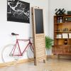 4-Panel Folding Privacy Room Divider Screen with Chalkboard