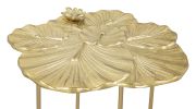 LOTUS SIDE TABLE GLD