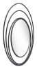 LUNA ROUND MIRROR BLK