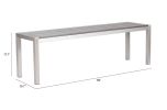 METROPOLITAN DOUBLE BENCH GRY