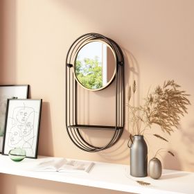 SARONI MIRROR SHELF GRY