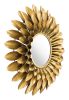 SUNFLOWER ROUND MIRROR GLD