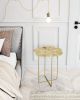 LOTUS SIDE TABLE GLD