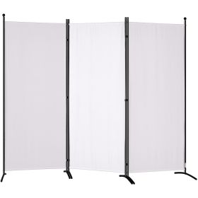 VEVOR Room Divider, 6.1 ft Room Dividers and Folding Privacy Screens (3-panel), Fabric Partition Room Dividers for Office, Bedroom, Dining Room, Study (Default: Default)