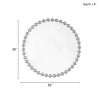 Beaded Round Wall Mirror 36"D