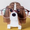 1pc Pet Glasses Stand; Wooden Eyeglass Holder Display Stand; Creative Animal Glasses Holder For Desktop Accessory; Home Office Desk Decor