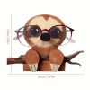 1pc Animal Glasses Holder; Wooden Eyeglass Holder; Cute Animal Glasses Holder; Handmade Carving Sunglasses Display Rack; For Desktop Accessory; Home O