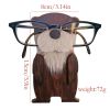 1pc Pet Glasses Stand; Wooden Eyeglass Holder Display Stand; Creative Animal Glasses Holder For Desktop Accessory; Home Office Desk Decor