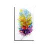 Handmade Abstract Oil Painting Top Selling Wall Art Modern Colorful Feather Picture Canvas Home Decor For Living Room No Frame