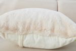 Agnes Luxury Chinchilla Faux Fur Pillow (18 In. x 18 In.)