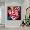 Handmade Face Oil Painting On Canvas Wall Art Decoration Modern Abstract Figure Pictures Home Decor Living Room hallway bedroom luxurious decorative p